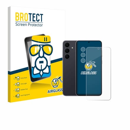 Screenprotector voor Samsung Galaxy S25 FE Enterprise Edition (Voor+Camera) Beschermglas transparant