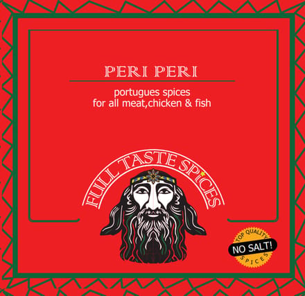Peri Peri kruidenmix-Geen zout & Versgemalen (niet pittig)