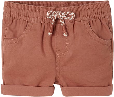 Vertbaudet Gekeperde short met elastische tailleband babyjongen