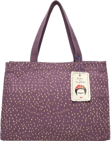Fritzi aus Preußen Schoudertas Easy 01 Canvas Shopper Lady Donkerpaars