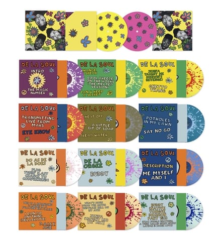 3 Feet High And Rising -7″ Splattered Vinyl Boxset- - De La Soul