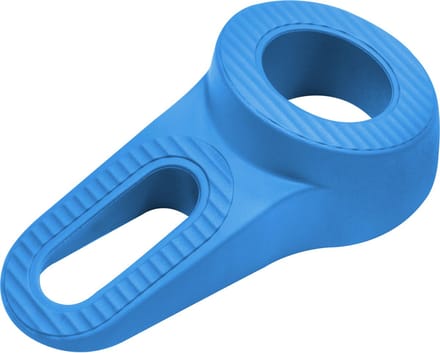 Deltafix Block it Deurwig - blauw - TPE kunststof - 12 x 3,8 cm - deurstopper