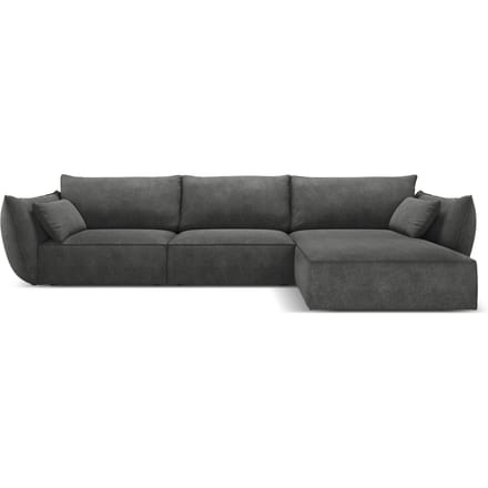 Hoekbank Vanda rechts chenille | Mazzini Sofas