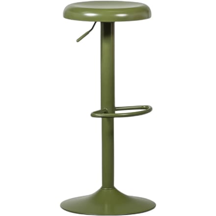 WOOOD Isaac Barkruk - Metaal - Warm Groen - 81x39x39