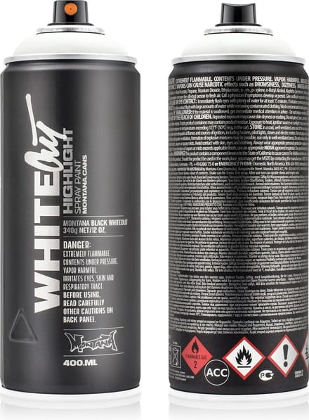 Montana WHITEOUT 400ml spuitbus