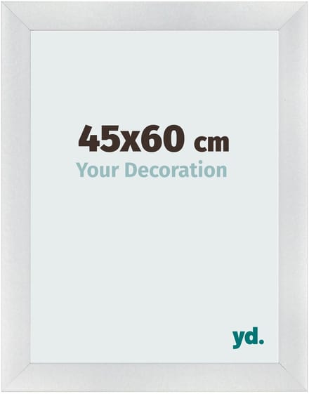 Your Decoration - Fotolijst 45x60 cm - MDF - Zilver Mat - Pisa