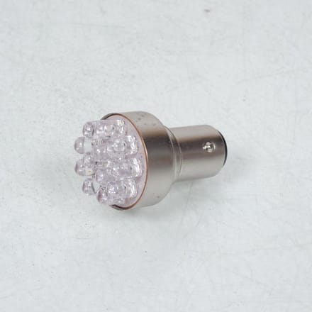Lampje remlicht Chaft Led rood 12V 21W BAY15D voor motor LA30 Nieuw