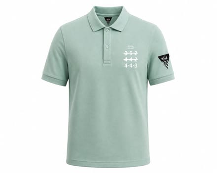 FC Kluif - Polo Total Football '4-3-3' - Olijf groen - Maat M - Regular fit