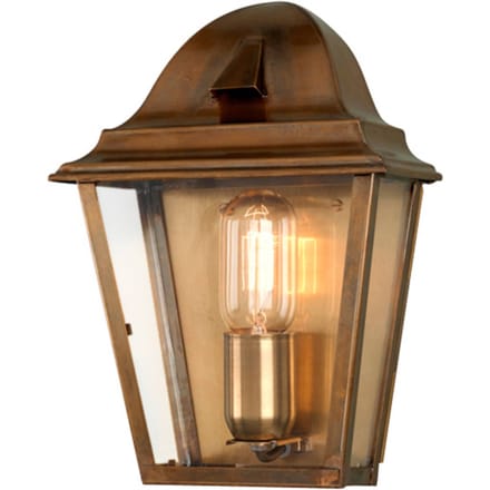 Elstead Lighting LED Wand Buitenlamp St James | 1X E27 Max 60W | IP44 | Dimbaar | Aged Brass