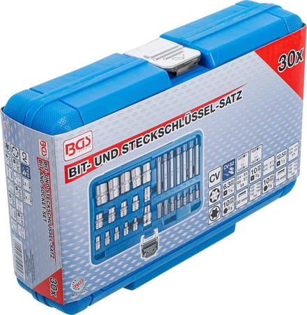 BGS Dopsleutelbit- en doppenset Torx 30 delig