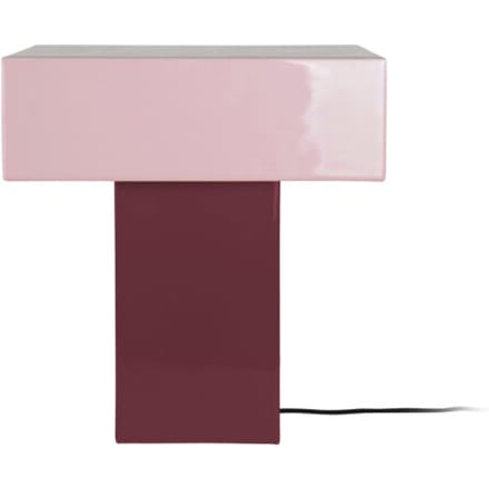 Leitmotiv tafellamp grato recto dark mauve & soft lavender