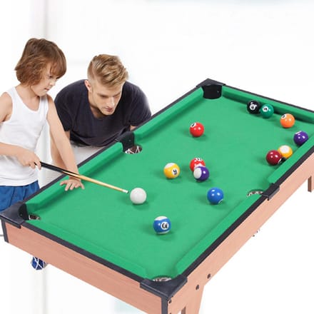 Mini Pooltafel Kinderen Kinderen Snooker Biljart Set Keus Ballen voor Binnensporten wit