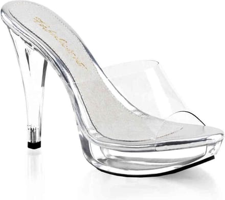 Fabulicious - COCKTAIL501 Muiltjes met hak - US 13 - 44 Shoes - Transparant