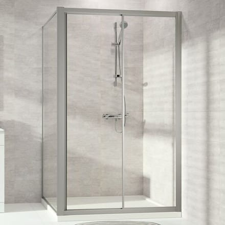 HÜPPE Alpha 2 VG sliding door 1-piece with fixed part, W: 170 H: 200 cm A22314087322