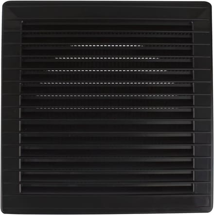 Ventilatierooster hoekig 170 x 170 mm met insectenbescherming
