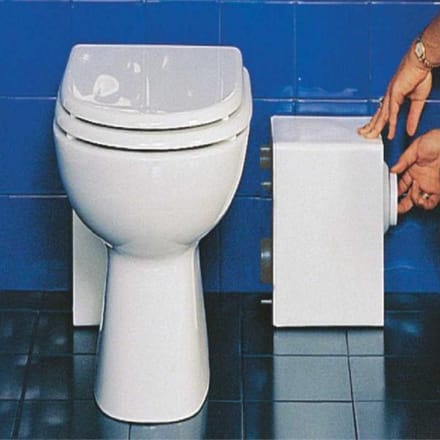 VORTOLIFT 1SPLIT Fecalienvermaler. Pompvermaler. Bestemd om afvalwater uit sanitaire installaties weg te pompen.