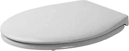 Duravit Duraplus WC-zitting 38.2x32.6x5cm Kunststof wit Glanzend