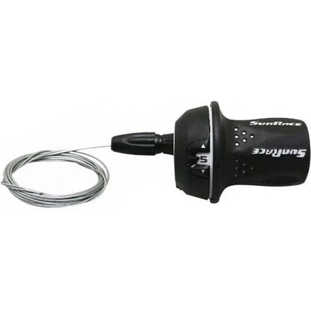Rechtse draaigreep fiets shifter Sunrace Twist Gripshift M21 5V