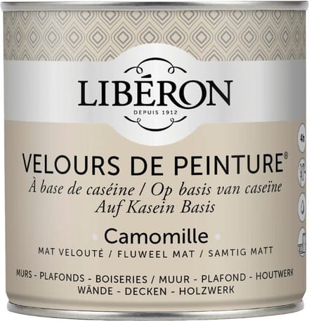 Liberon Velours De Peinture Muurverf - Mat - Camomille - 0,5l