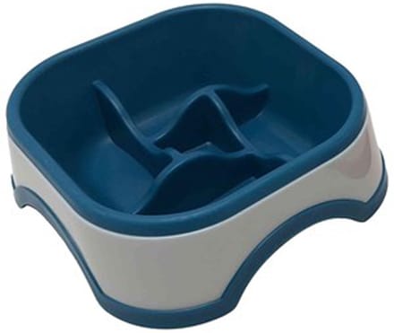 Blauwe Hondenkom Vertraagd Eten - 600ml
