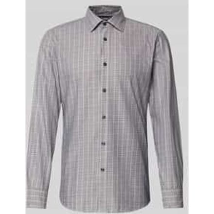 Slim fit zakelijk overhemd van premium materiaal, model 'HANK'