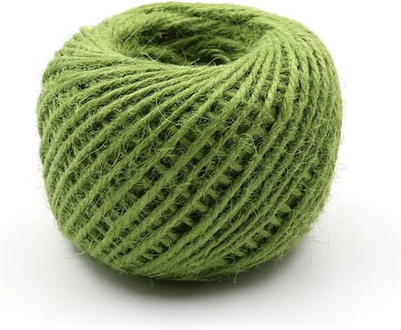 Sterk Groen Jute Touw 54 Meter - 2mm - Perfect voor Tuin en Doe-Het-Zelf Projecten