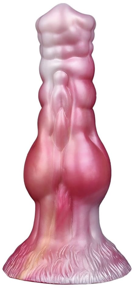 Kiotos Monstar - Vortexwing - Opblaasbare Dildo - Roze/Wit