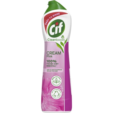 Cif Micro Kristallen Cr&egrave;me Roze Bloemen 500 ml