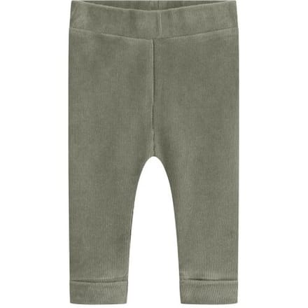 Prénatal newborn broek velours Light Khaki Green 44 unisex