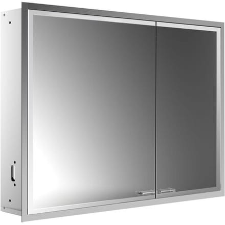 Emco asis prestige 2 LED light mirror cabinet 91.5 cm, without light system, wide door left 989707105