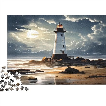 Legpuzzel Volwassenen - Landschap Puzzel - Ontspanning Thuis - Recyclebaar Karton - 1000 Stukjes - Kustlandschap