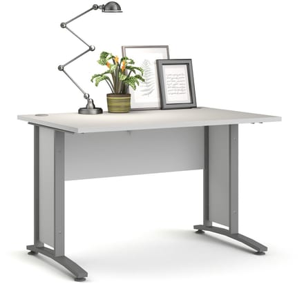 Giga Living Bureau Prima - Wit/Grijs - 120x80x75cm