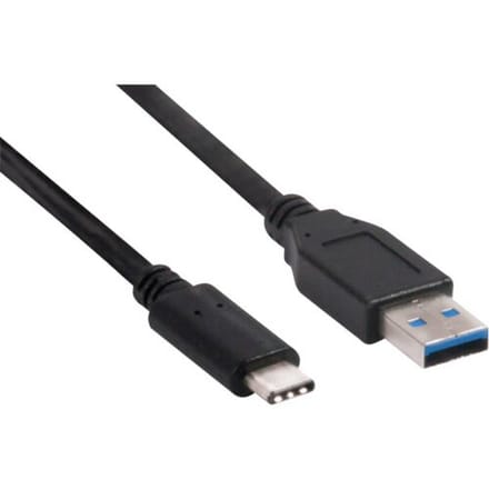 club3D USB-kabel USB 3.2 Gen1 USB-C stekker, USB-A stekker 1.00 m Zwart CAC-1523