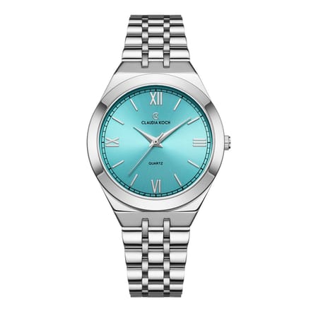 CK Grace – Silver with Light Blue Dial - ClaudiaKoch Watches CK 1273