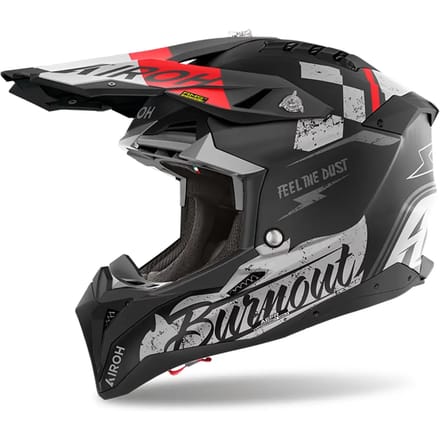 Airoh Aviator 3 Burnout Motocross Helmet - Maat M - Helm