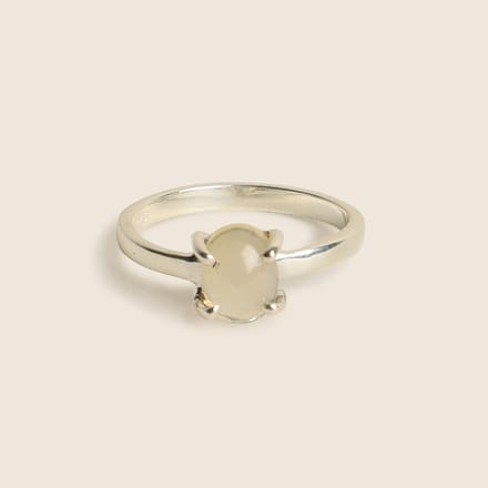 diluna.nl - ring Vuuropaal - 925 sterling zilveren edelsteen ring