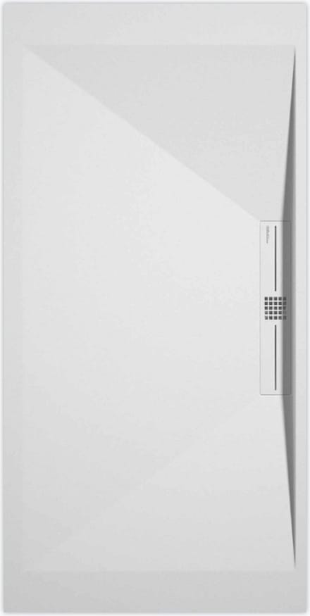 Sanifun douchebak Stone Side White Smooth 1400 x 700 P