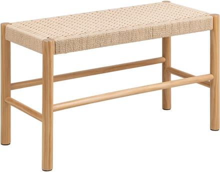 Bankje Marijn Naturel 80cm - Giga Living