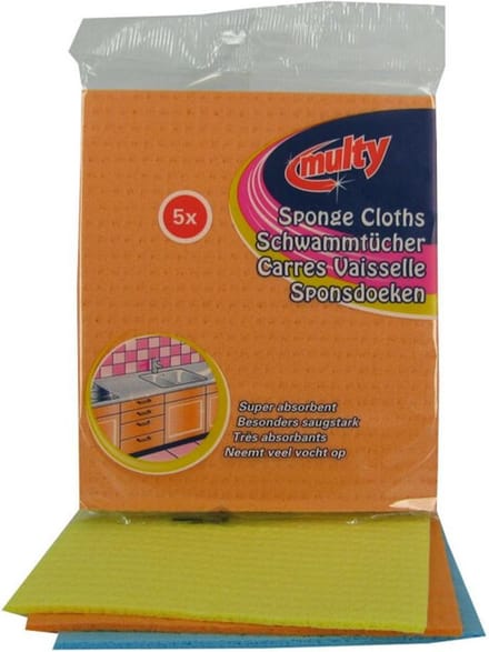 Multy Sponsdoek 5 stuks