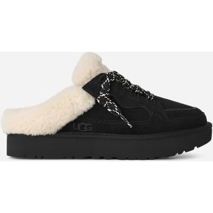 UGG® Lowmel Mule Trainer in Black, Size 8, Polyester/Wool