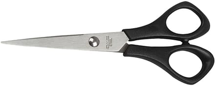 Schoolscharen, L: 14 cm, puntig, rechtshandig, 1 stuk
