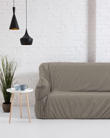 Mistral Home - ZETELHOES - waterafstotend - 1 pers. - effen kleur - bruin