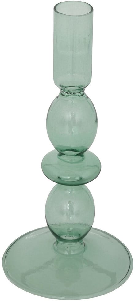 Atmosphera Glazen kandelaar Ø9xH19cm - Groen