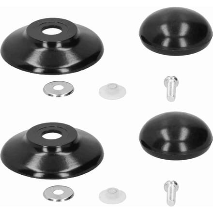 2 stuks dekselknoppen met schroeven, universele pandekselgreep, accessoire voor keukenkookgerei gray