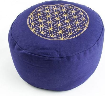 Meditatiekussen Flower of Life rood