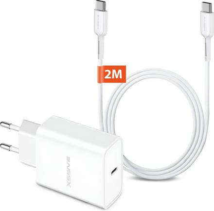 USB C Adapter Set - 2 Meter - Geschikt voor Samsung Galaxy A16, A55, A25, A05s, A15 5G, A14, A53