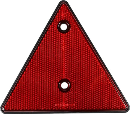 Benson Driehoekige reflector - 15,5 cm - rood - set van 2 - E-keur