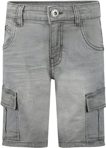 No Way Monday Jongens Jeans Shorts Cargo Grey maat 152