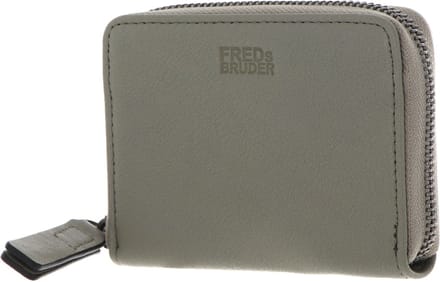 FREDsBRUDER Leren Portemonnee FB Coin Nugget II Icy Sage Kaki