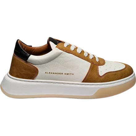 Mannenschoenen Alexander Smith Harrow Man-Sand Wit Zwart